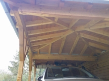 Carport mit Zeltdach